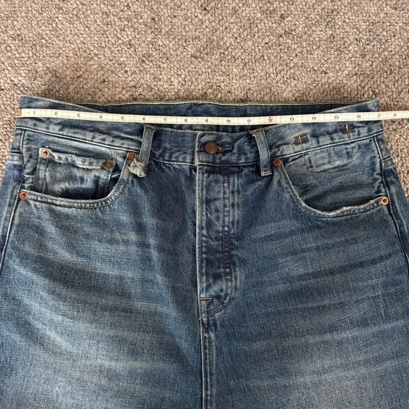 [R13] Tailored Drop Cuffed Estin Selvedge Jeans Special Edition - Picture 7 of 9